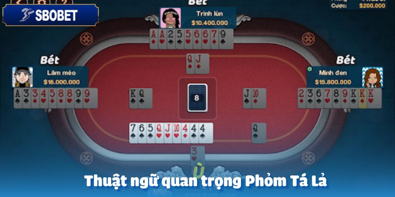 Những thuật ngữ quan trọng trong game bài Phỏm Tá Lả